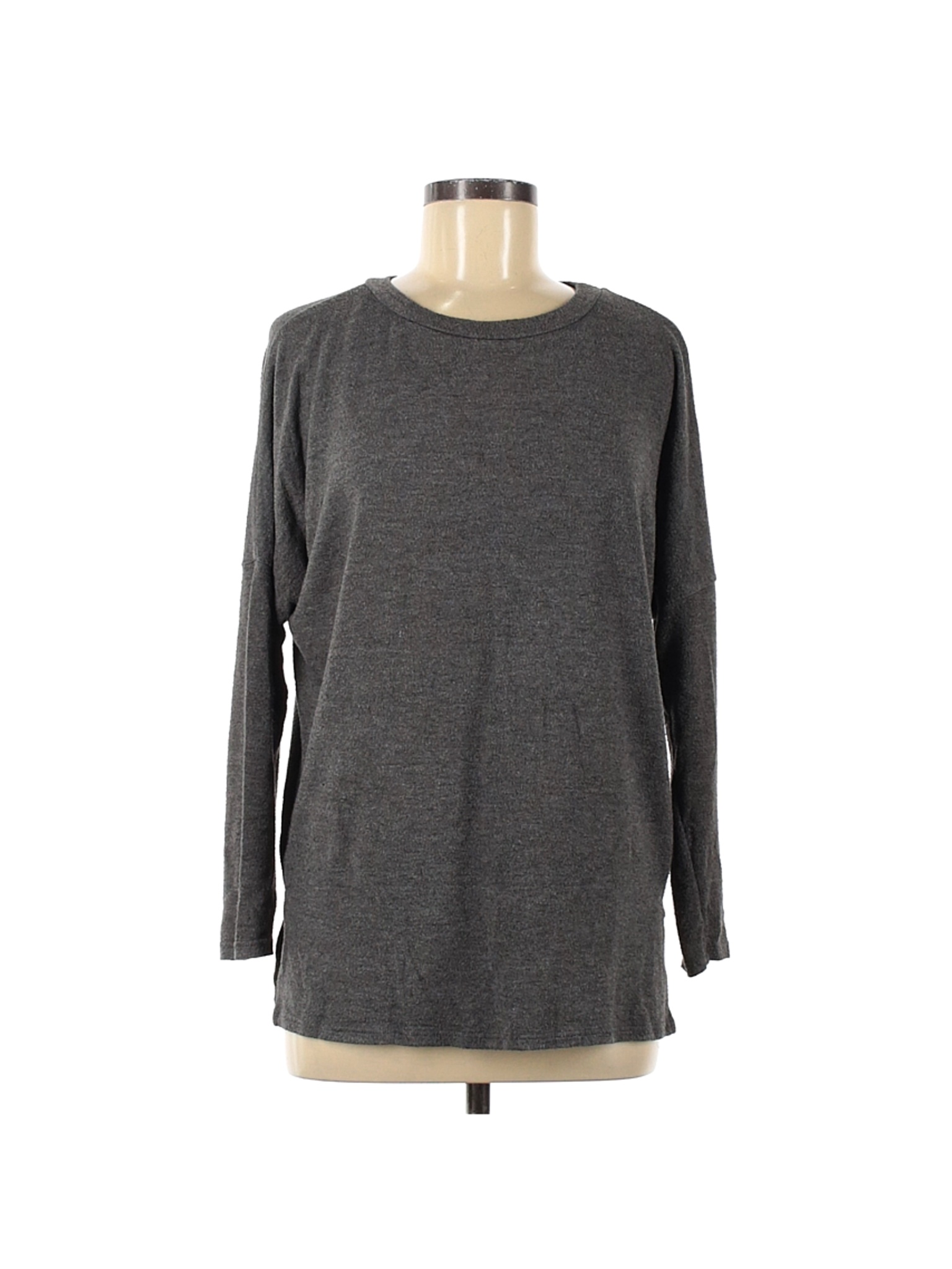 Gaze Solid Gray Pullover Sweater Size S - 80% off | thredUP