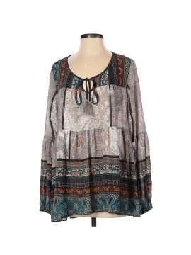 Knox Rose Maroon Bohemian Long Sleeve Blouse  Long sleeve blouse, Clothes  design, Knox rose