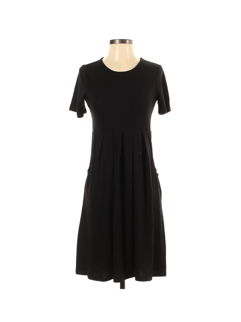 Zenana Premium Solid Black Casual Dress Size S - 58% off | thredUP