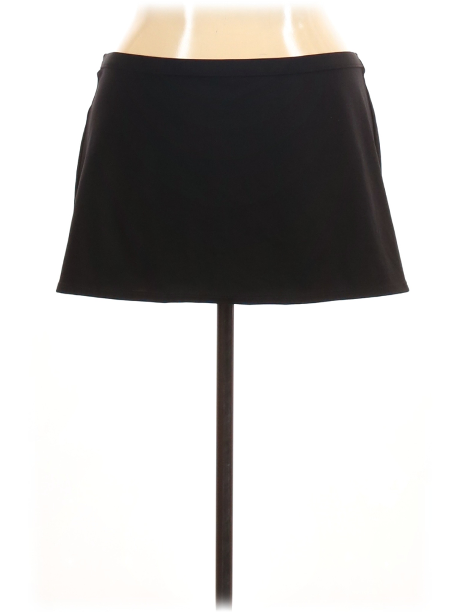 Merona Solid Black Casual Skirt Size XL - 56% off | thredUP
