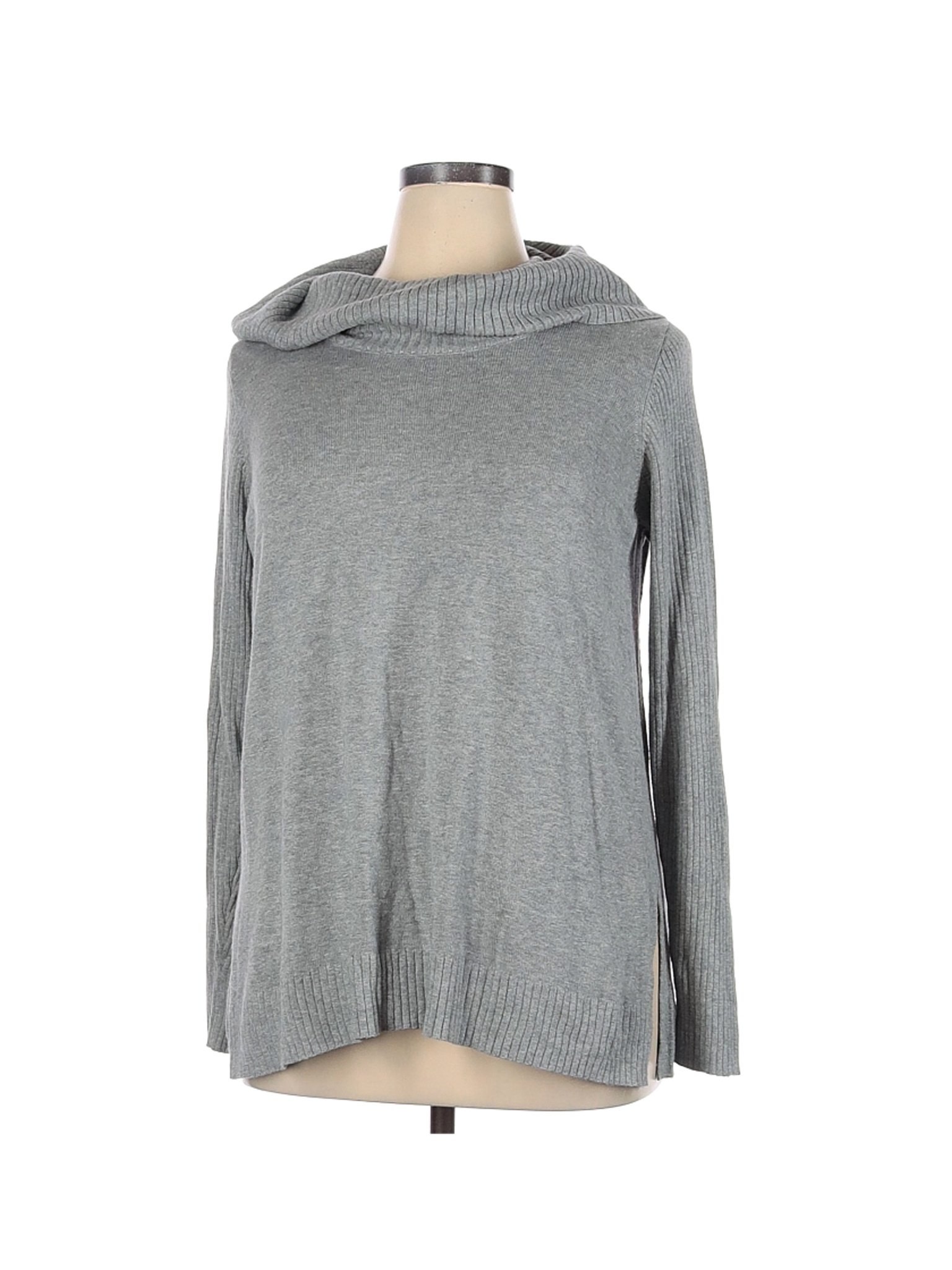 Crown & Ivy Solid Gray Pullover Sweater Size XL - 70% off | thredUP