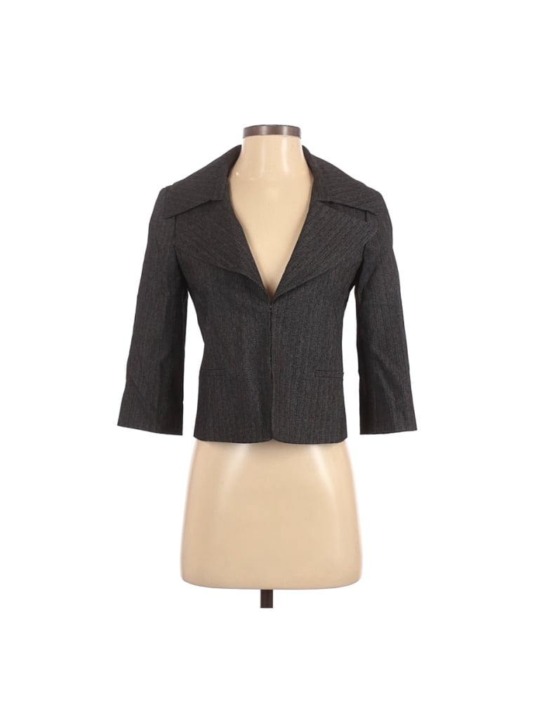 Click to view more detailed imagery on our partner's website Pre-owned Ann Taylor Wool Blazer Jacket In Gray