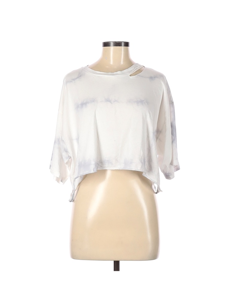Twenty5A 100% Cotton White Short Sleeve T-Shirt Size Med - Lg - photo 1