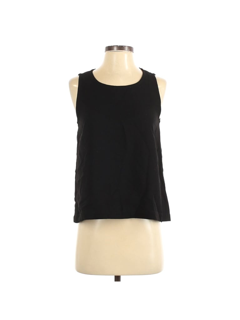 Pre-owned Madewell Sleeveless Blouse In Black