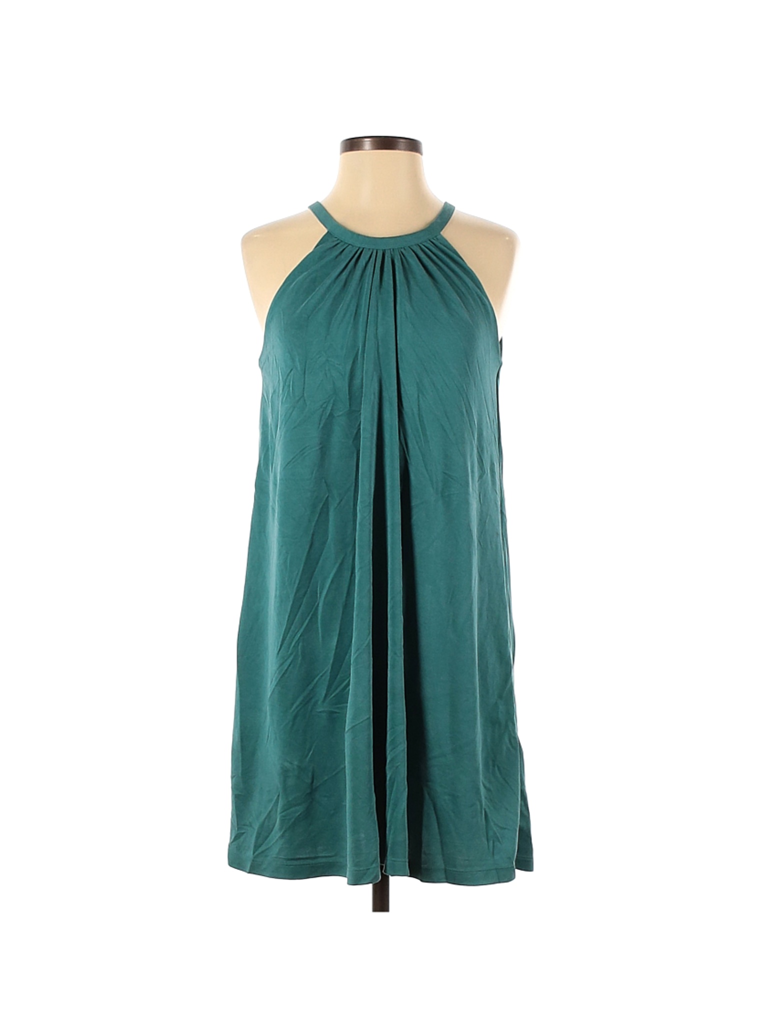 Assorted Brands Solid Teal Casual Dress Size S - 70% off | thredUP