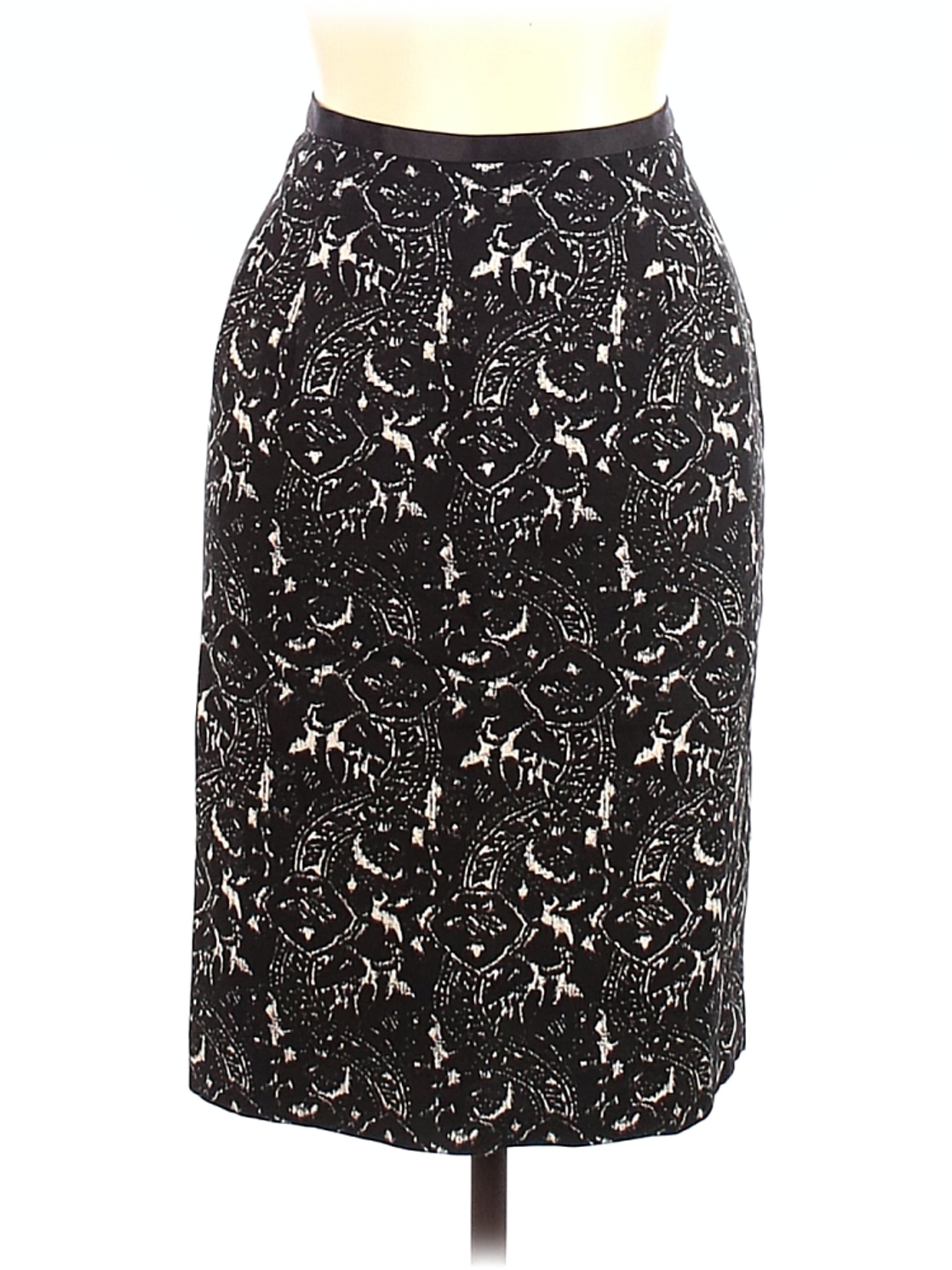 Talbots Floral Black Casual Skirt Size 12 - 63% off | thredUP