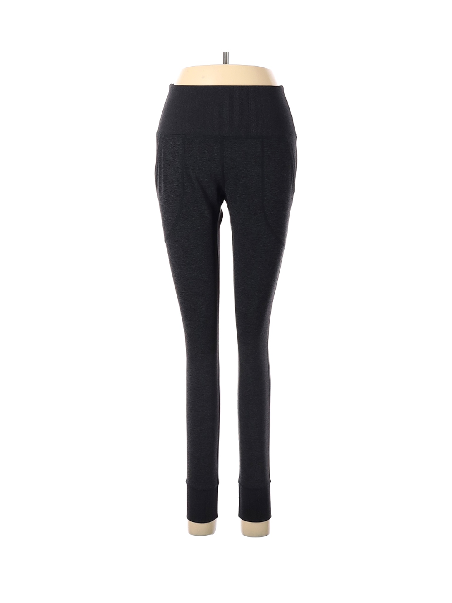 Zella 100 Cotton Black Gray Active Pants Size M 57 off thredUP