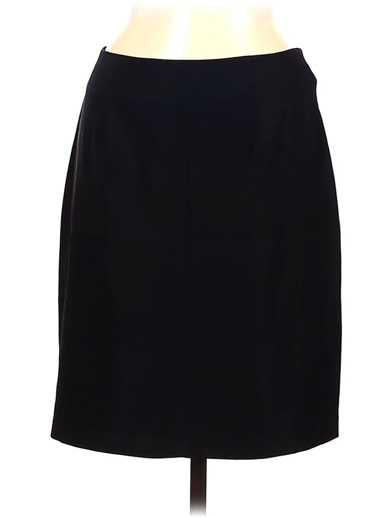 I.N. Studio Solid Black Casual Skirt Size 6 - photo 1