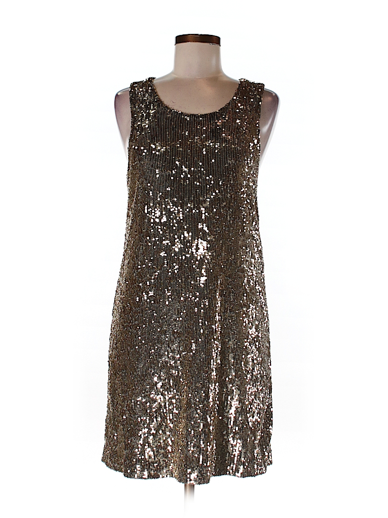 Tory Burch Solid Gold Cocktail Dress Size M - 80% off | thredUP
