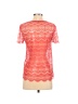 Fossil Red Short Sleeve Blouse Size XS - photo 2