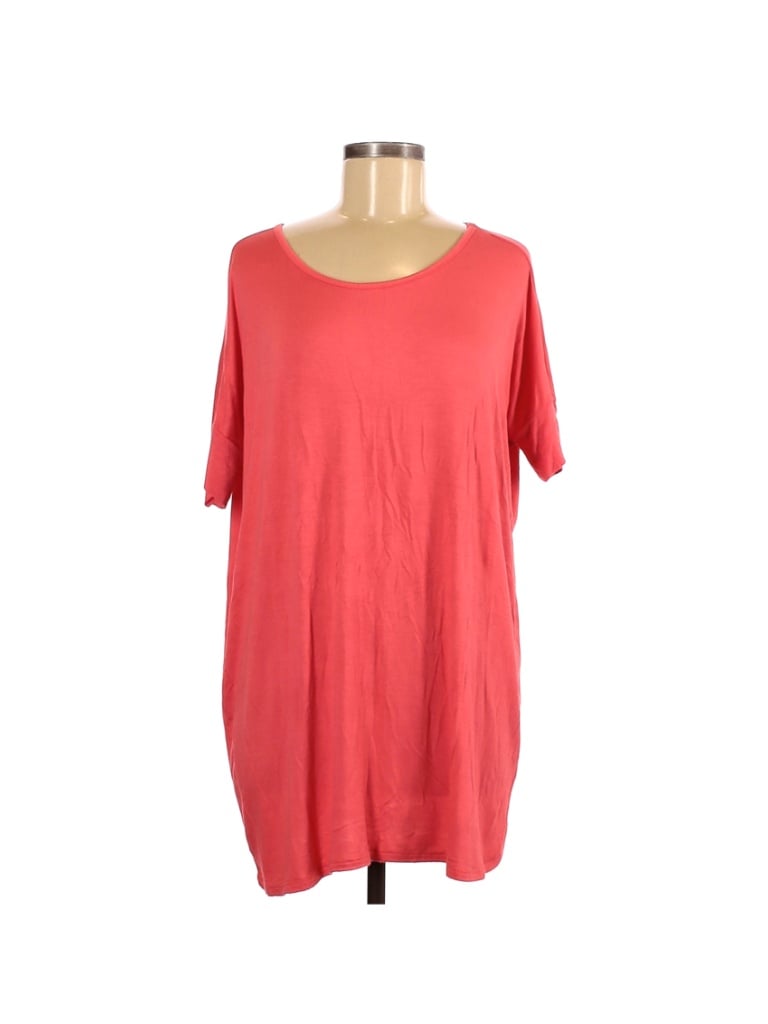 Caralase Red Pink Short Sleeve Top Size M - photo 1