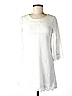 Divided by H&M Solid White Casual Dress Size 6 - photo 1