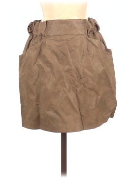 Zara Basic Faux Leather Skirt (view 1)