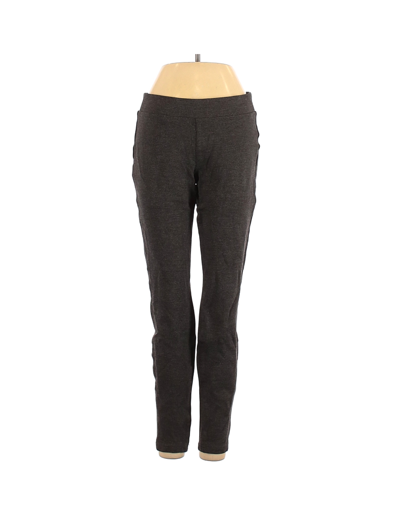 a.n.a. A New Approach Solid Black Gray Leggings Size S - 70% off | thredUP