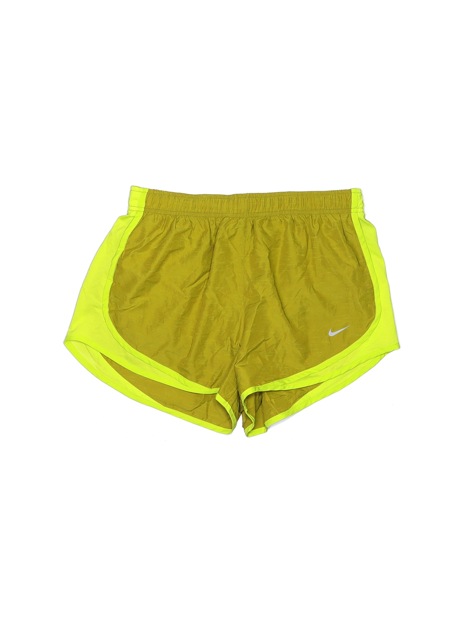 Nike Color Block Solid Green Athletic Shorts Size L 56 off thredUP