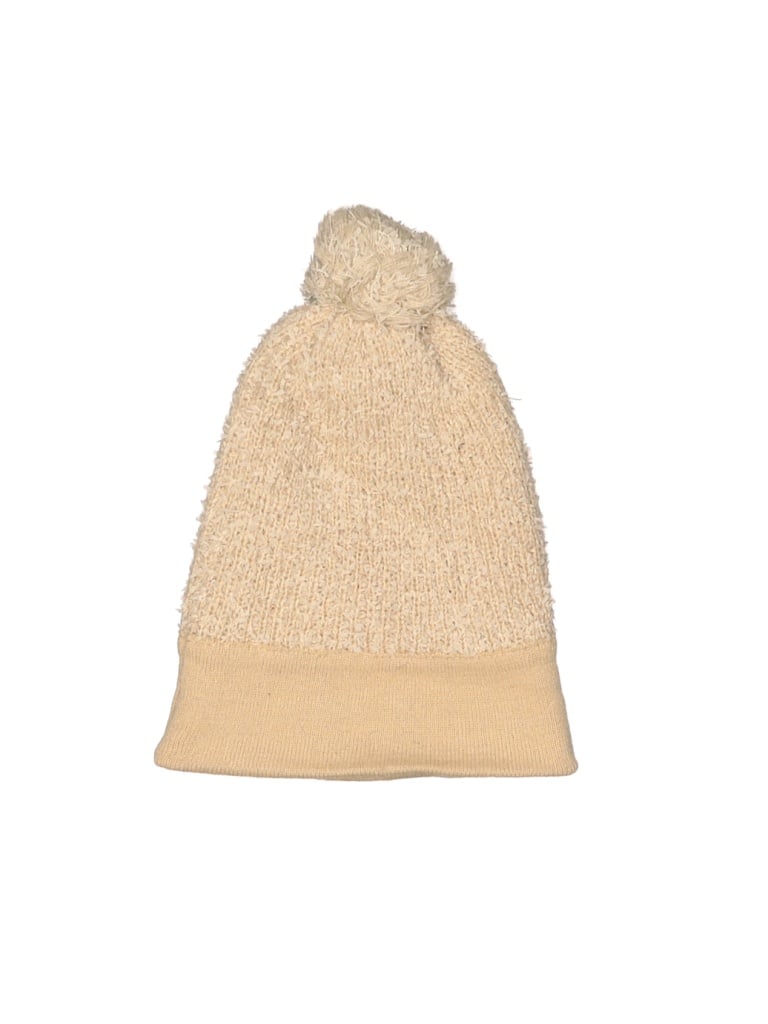 Pre-owned Unbranded Beanie Hat In White