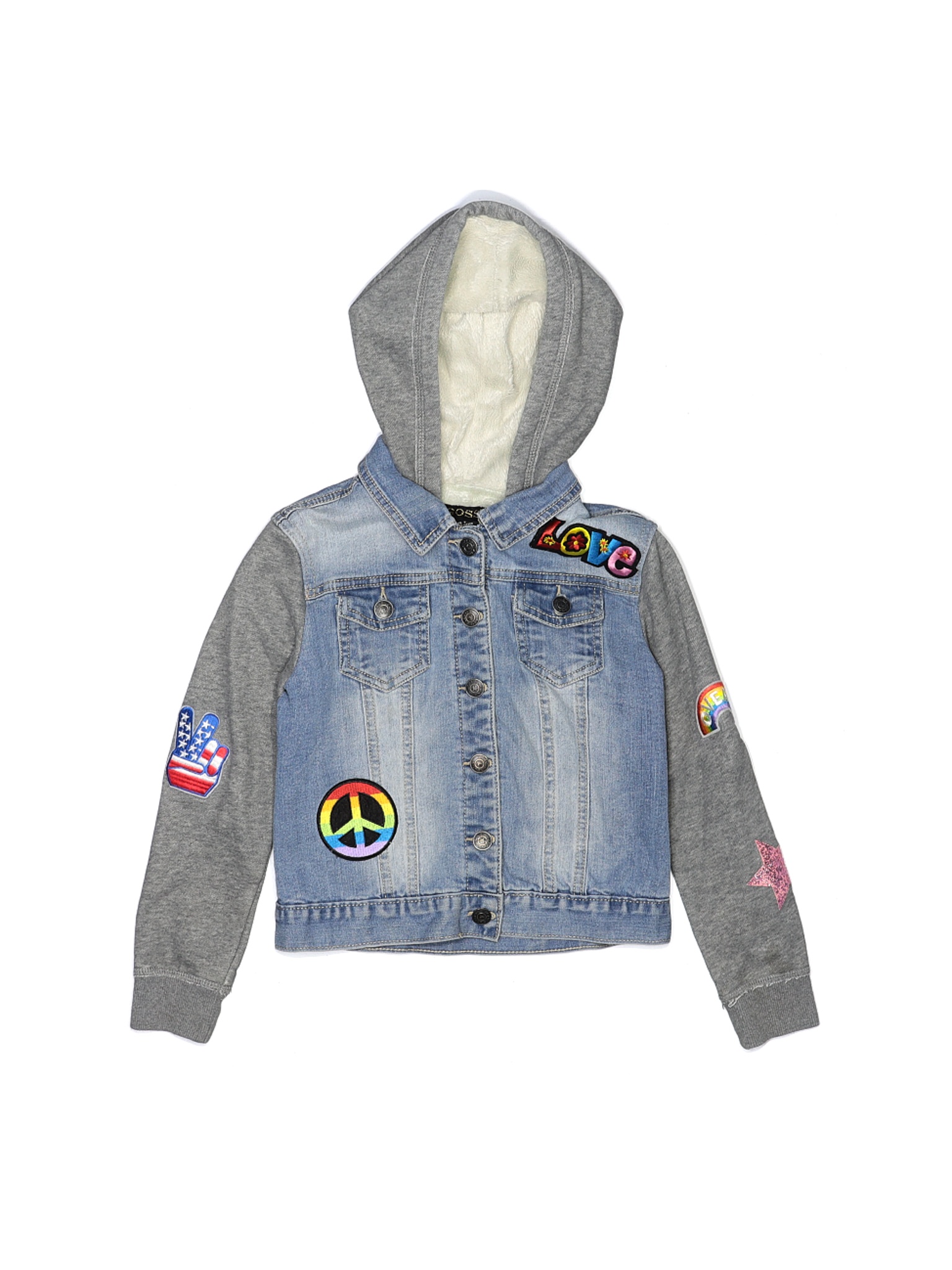 Vigoss Blue Denim Jacket Size 7 - 92 