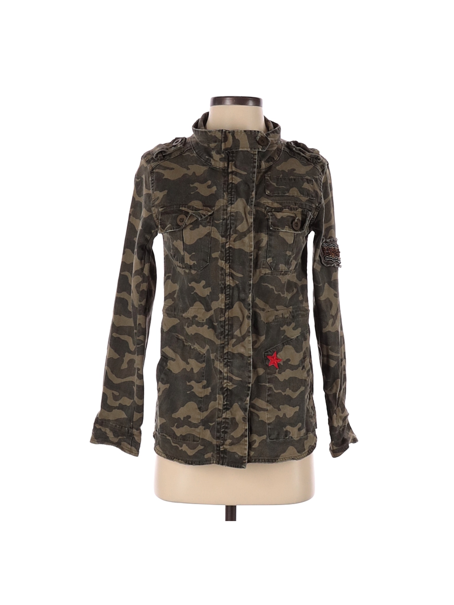 Kersh Camo Green Jacket Size XS 88 off thredUP