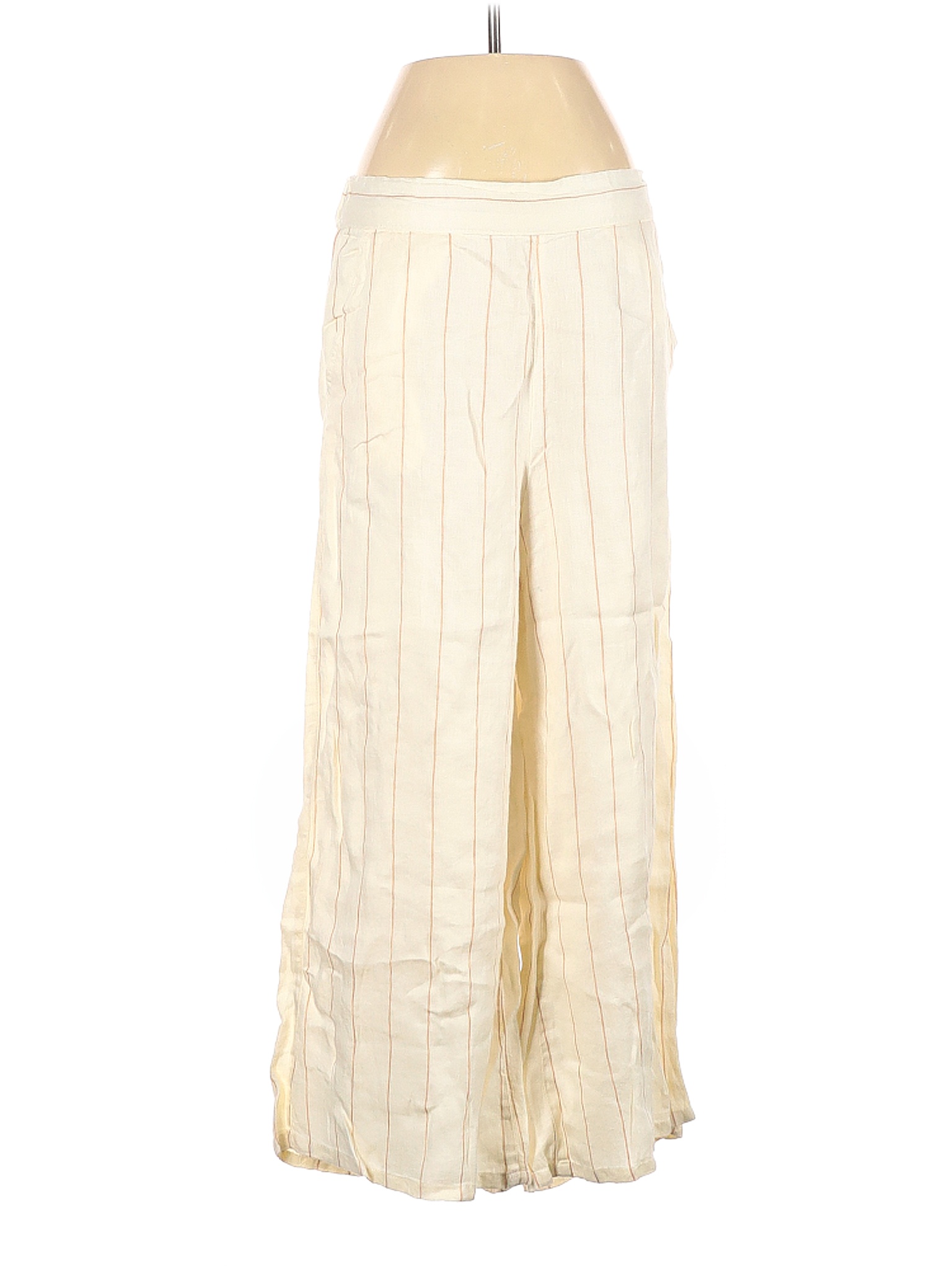 Cynthia by Cynthia Rowley 100 Linen Ivory Linen Pants Size S 82 off
