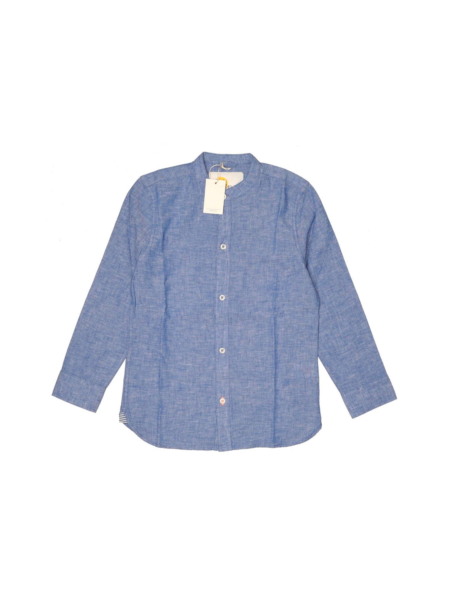 Boden Blue Long Sleeve Button-Down Shirt Size 8-9 YRS - 75% off | thredUP