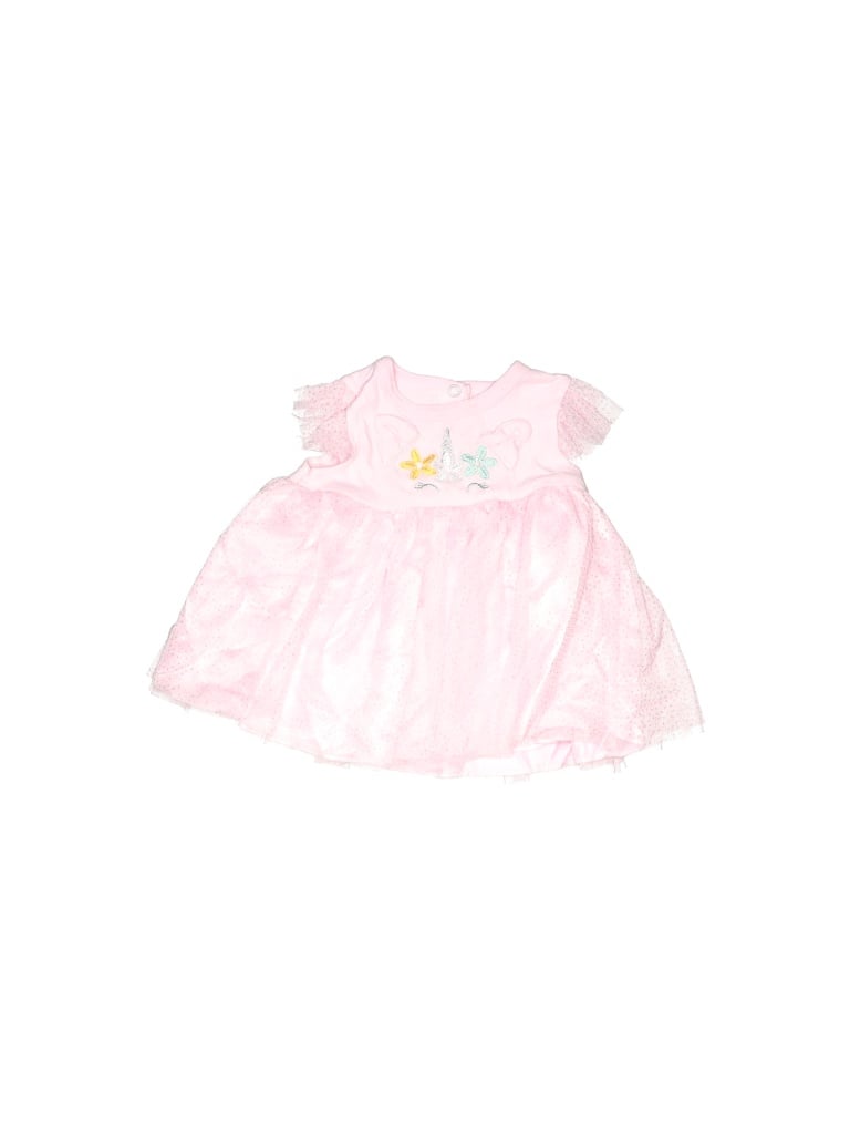 Darling 100% Polyester Pink Dress Size 6-9 mo - photo 1