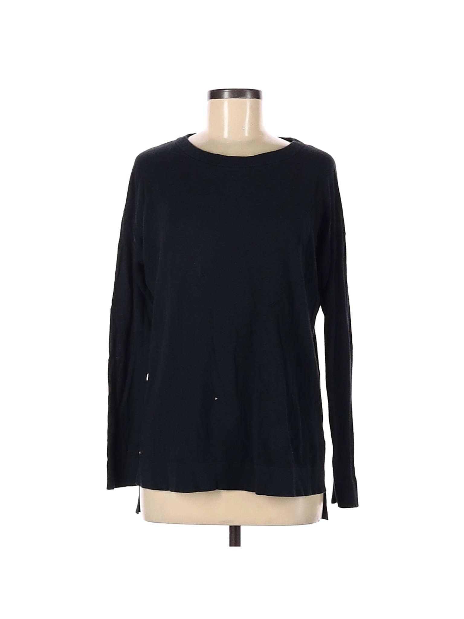 dip Solid Color Block Black Pullover Sweater Size M 70 off ThredUp