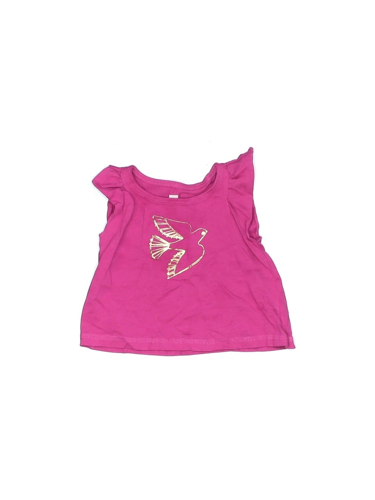 Pre-owned Tea Babies' Sleeveless T-shirt In Pink