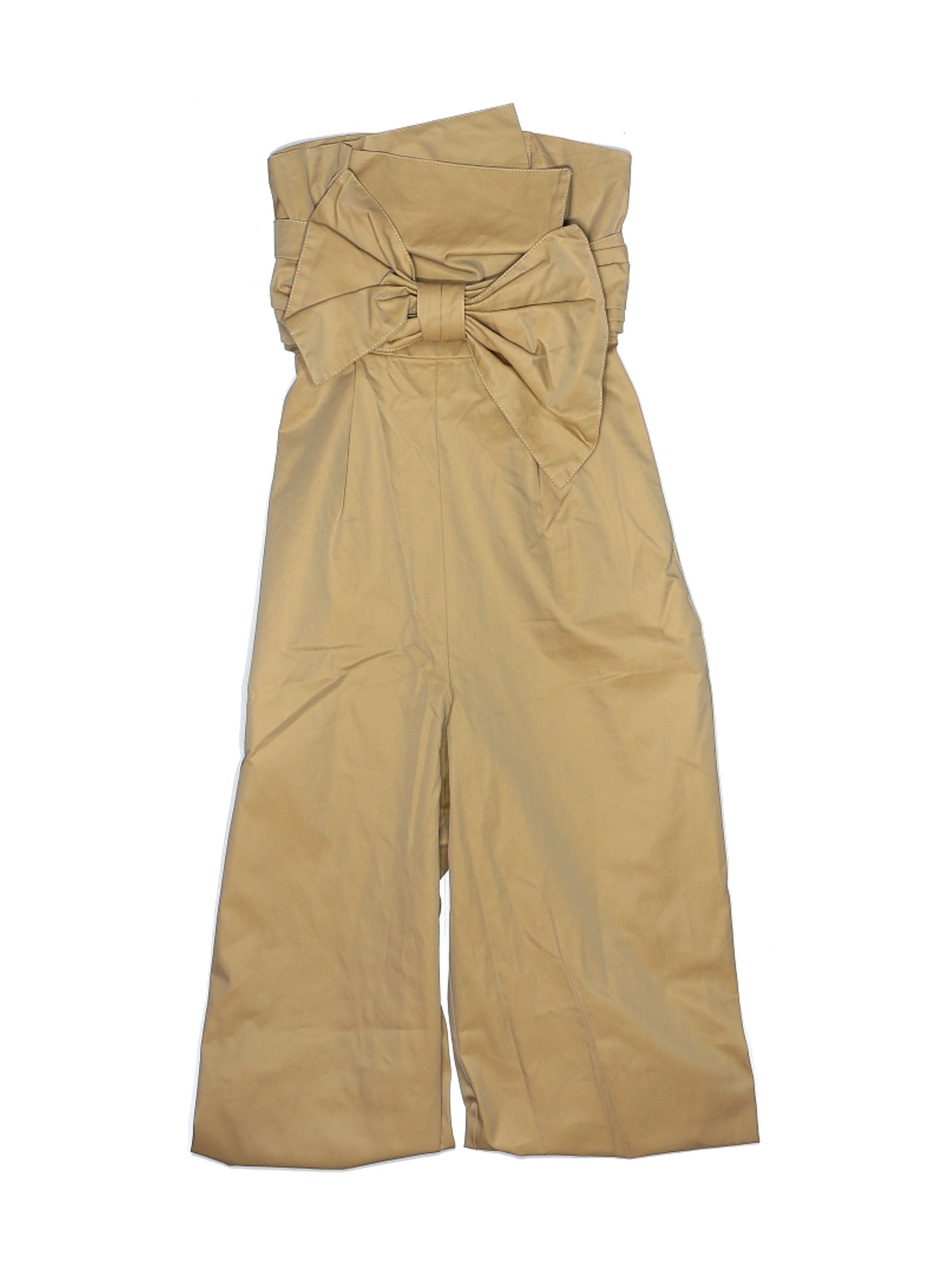 Current Air Solid Tan Jumpsuit Size XS 89 off thredUP