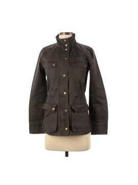 J.Crew 100% Cotton Green Jacket Size 