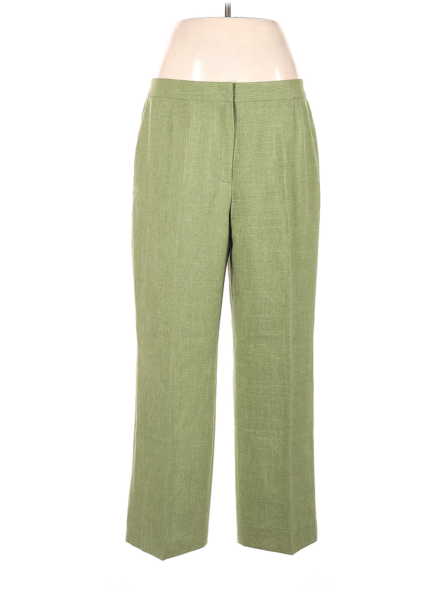 Jones Wear 100 Polyester Green Dress Pants Size 12 71 off thredUP