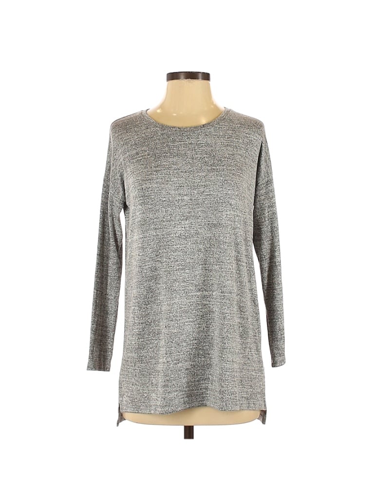 Pre-owned Market & Spruce Long Sleeve T-shirt In Gray