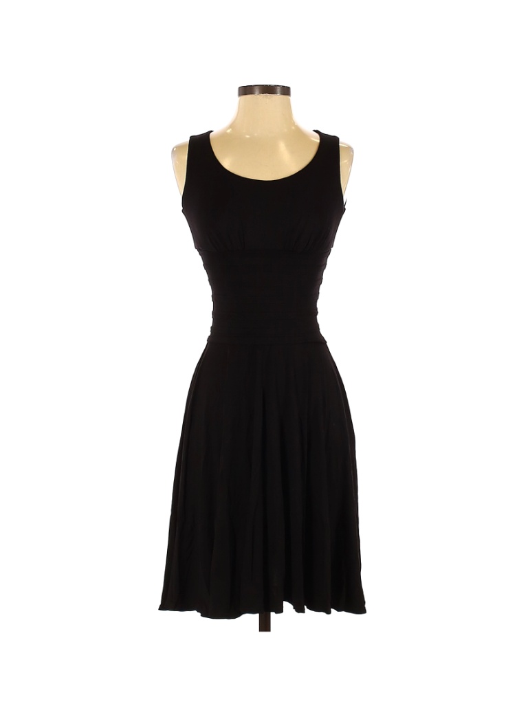 Max Studio Solid Black Casual Dress Size XS - 79% off | thredUP