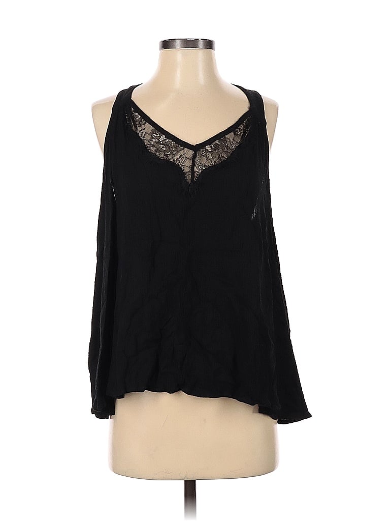 Pre-owned Miami Sleeveless Blouse In Black