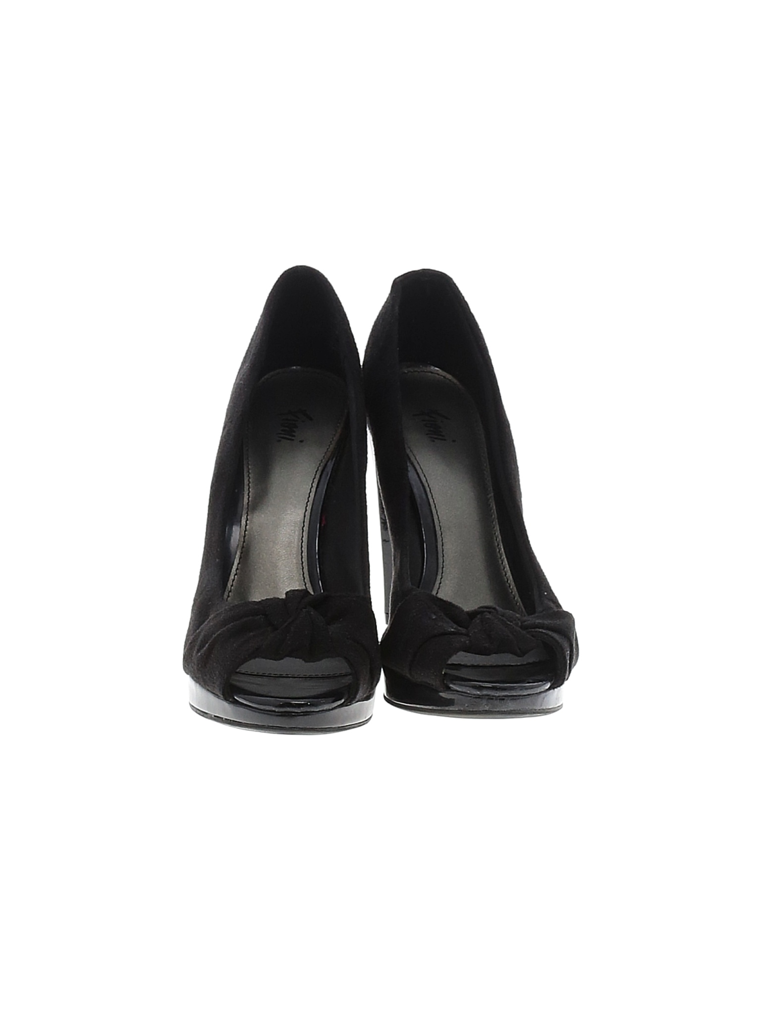 fioni black heels