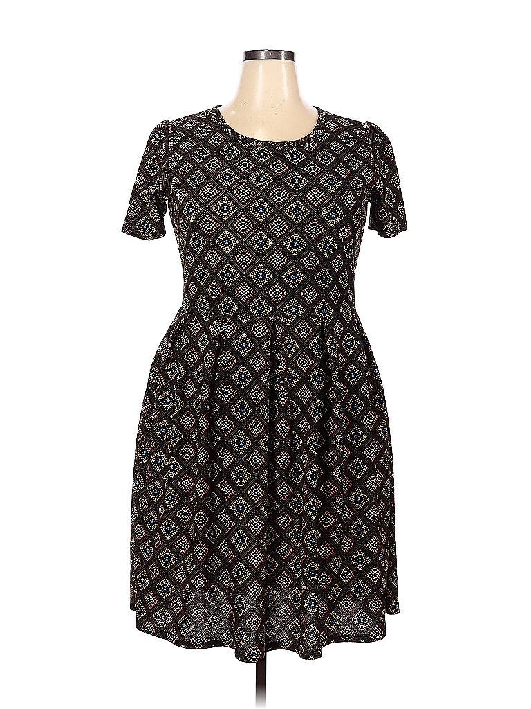 Lularoe Solid Black Casual Dress Size 3X (Plus) - 52% off | thredUP