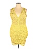 Charlotte Russe Yellow Casual Dress Size 3X (Plus) - photo 1