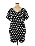 Alexia Admor Polka Dots Black Casual Dress Size 12 - photo 2