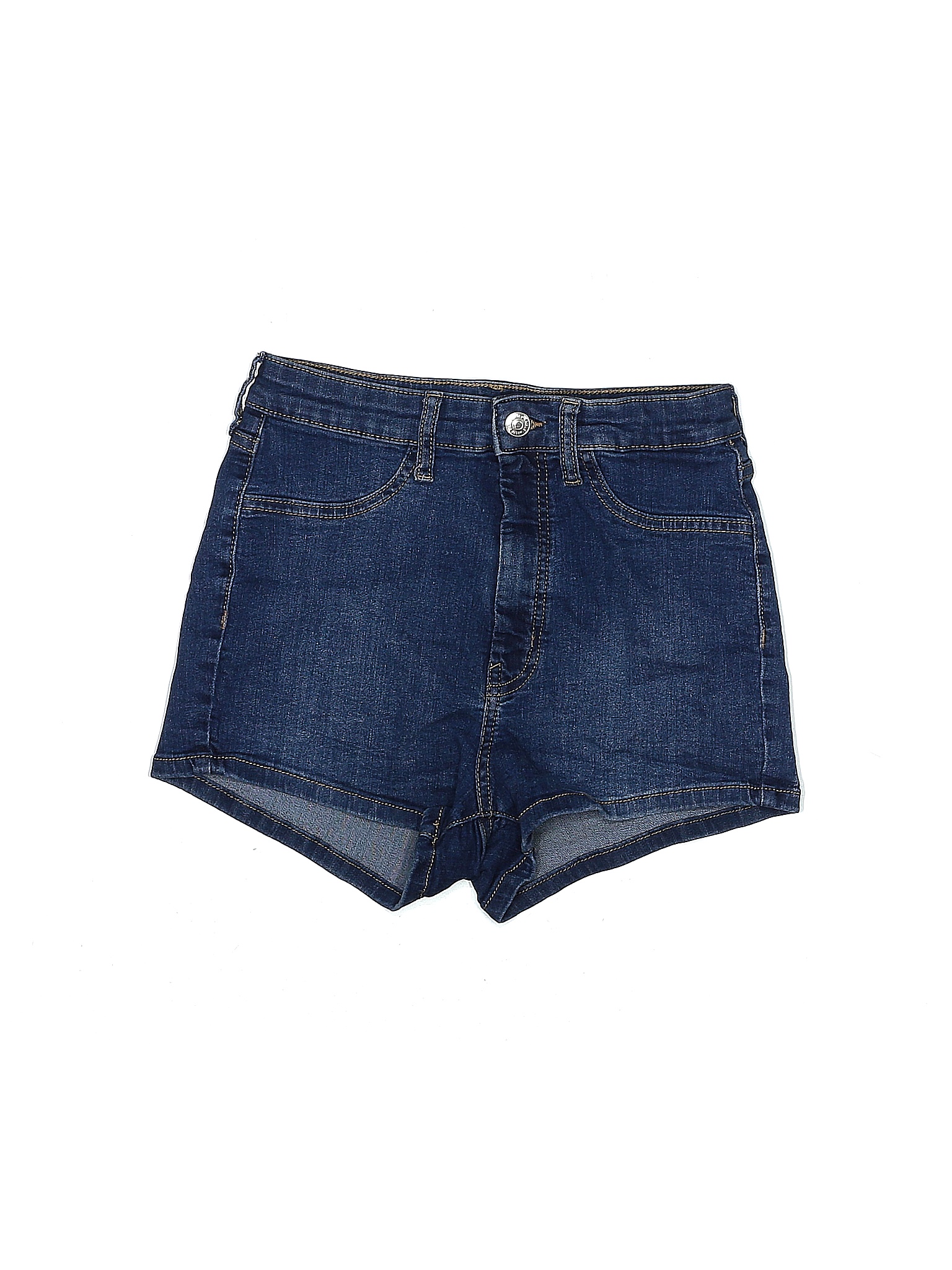 Wild Fable Solid Blue Denim Shorts Size 4 - 59% off | thredUP