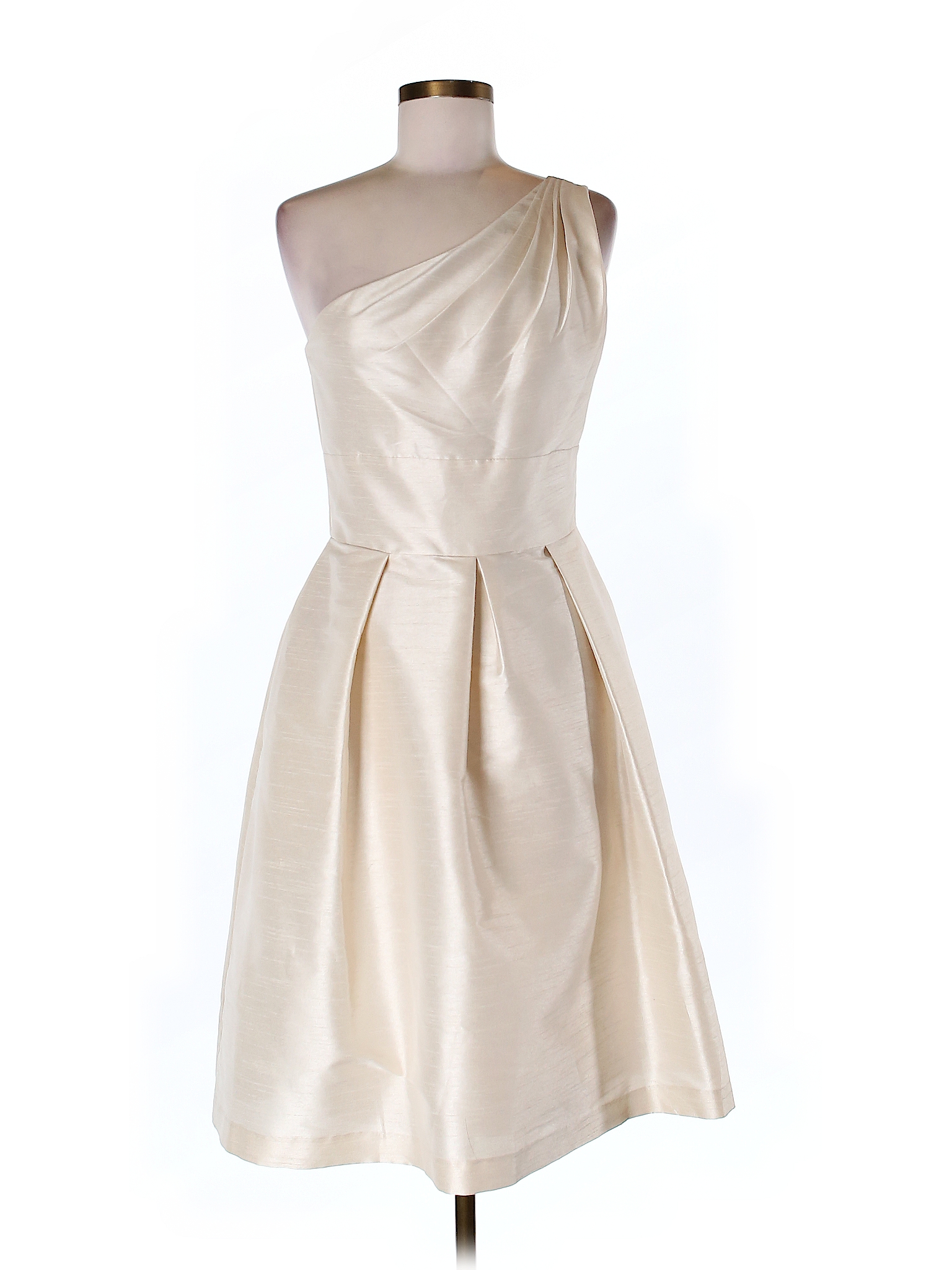 Alfred Sung 100% Polyester Solid Beige Cocktail Dress Size 6 - 73% off ...