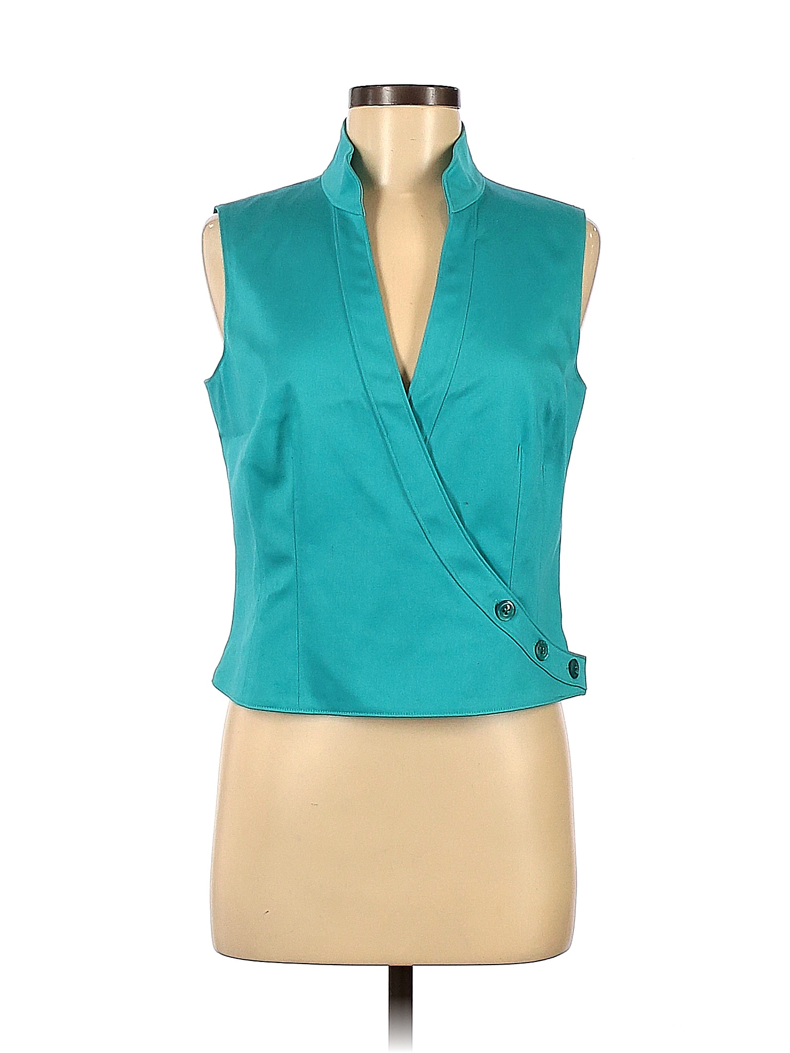Carlisle Solid Blue Vest Size 8 - 88% off | thredUP