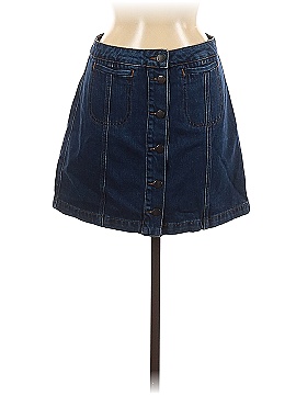 Topshop Denim Skirt (view 1)