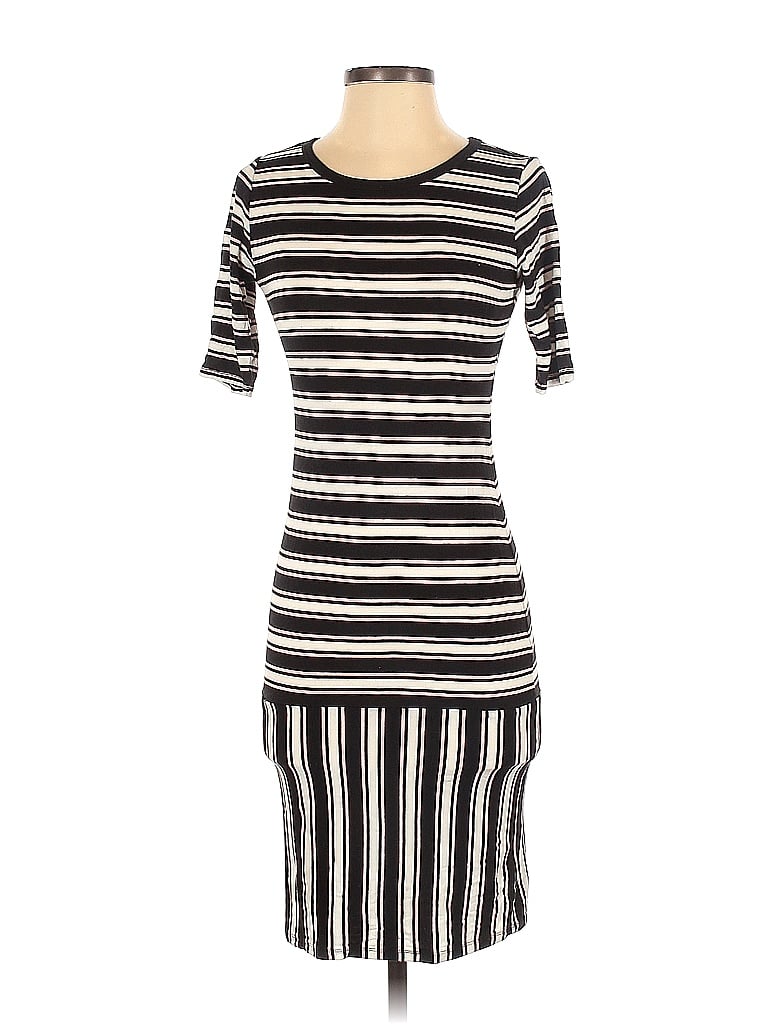 Pre-owned Lularoe Casual Dress In Black