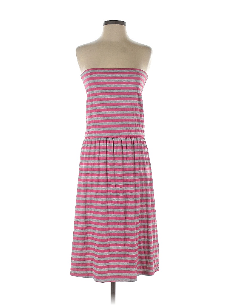 Allen Allen Stripes Pink Casual Dress Size S - photo 1