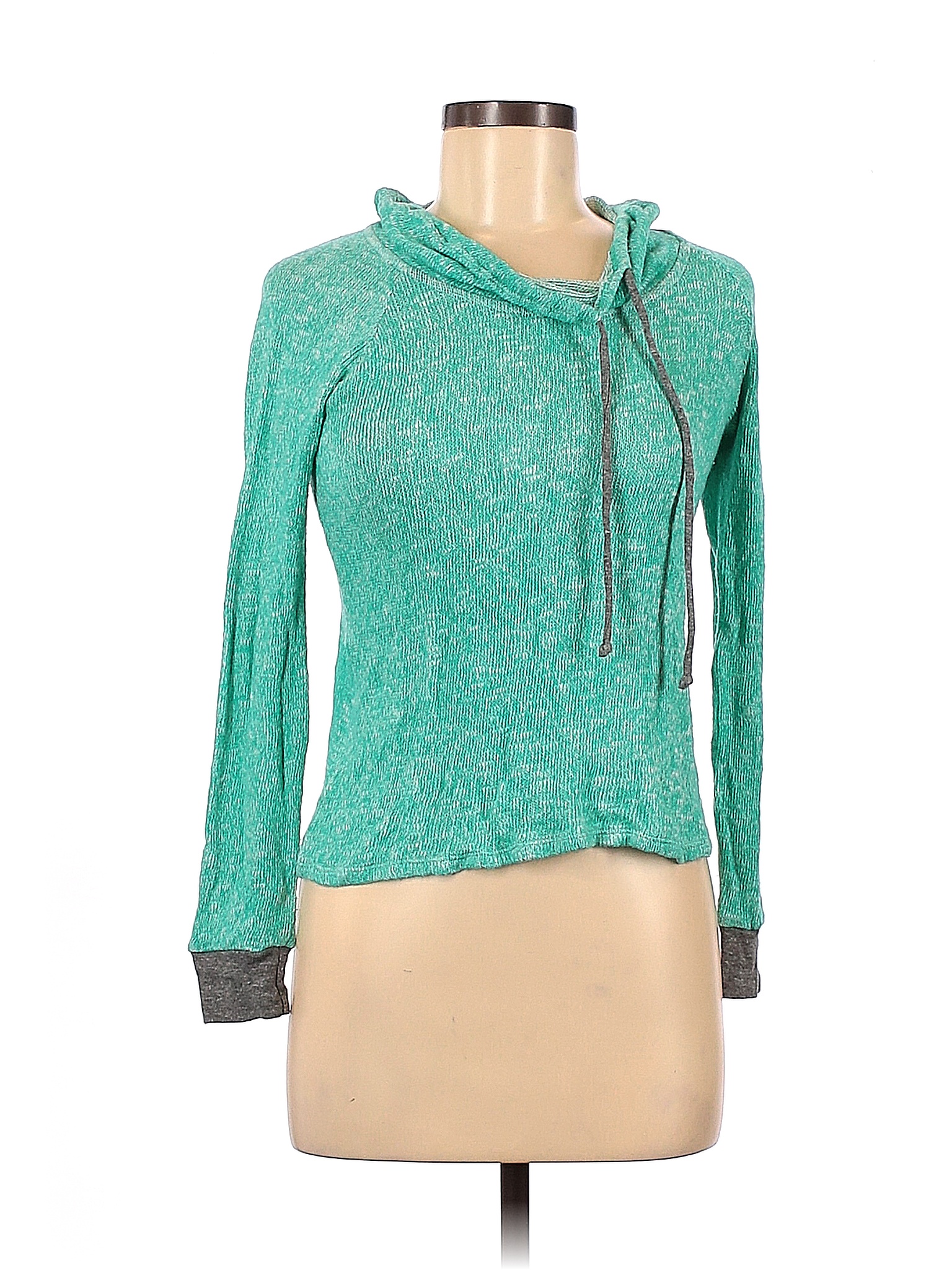 C&C California Marled Blue Teal Pullover Hoodie Size XS - 90% off | thredUP