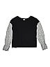 Splendid Black Pullover Sweater Size 14 - photo 1