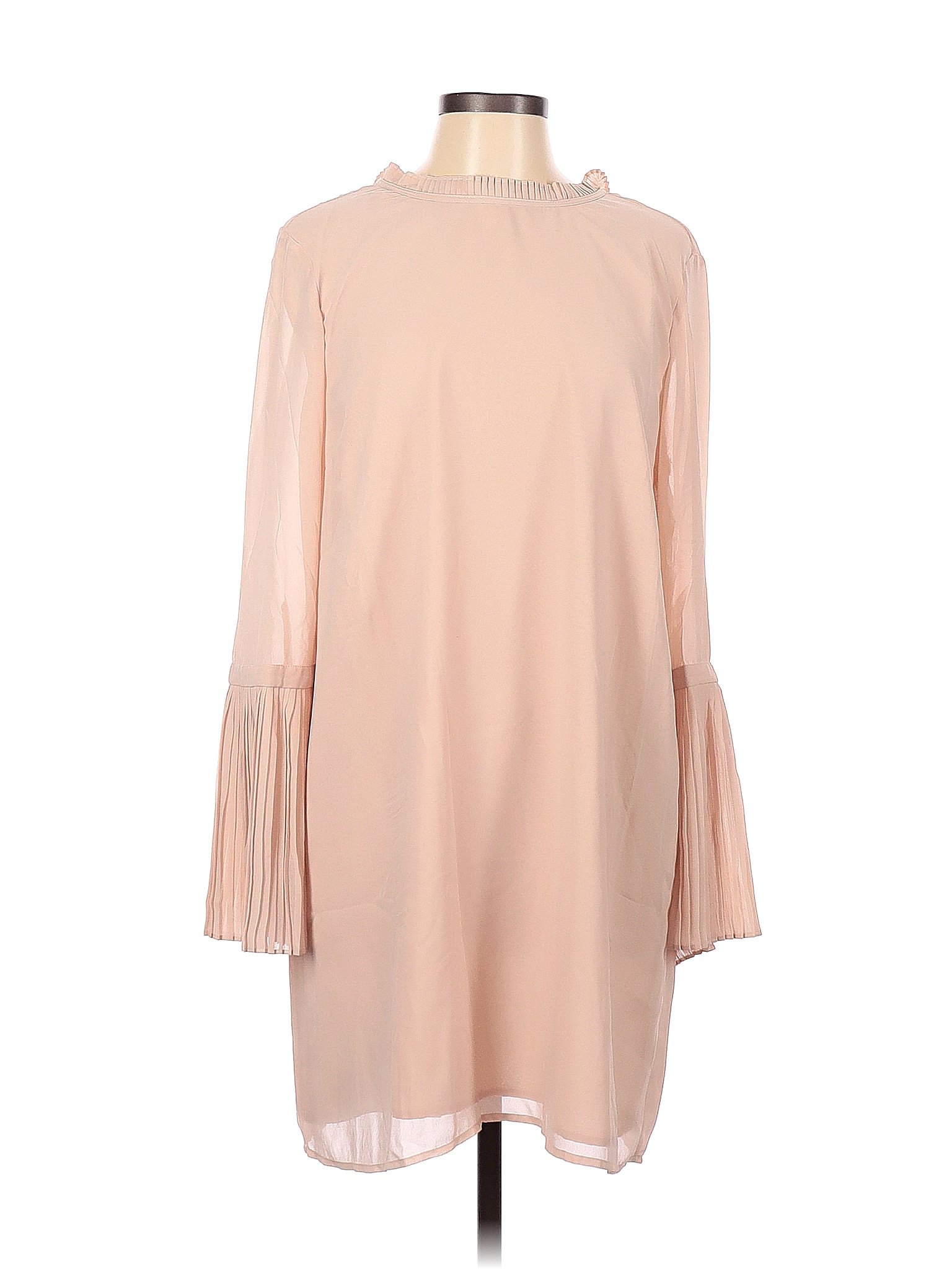 Cupcakes & Cashmere 100% Polyester Pink Casual Dress Size L - 77% off ...