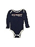 Guess 100% Cotton Blue Long Sleeve Onesie 3-6 MO / 6 MO - photo 1