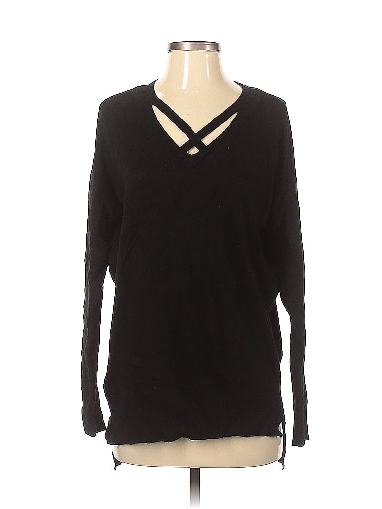 Pre-owned Lulus Pullover Sweater In Black