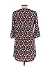 Peach Love Cream California 100% Polyester Print Purple Casual Dress Size S - photo 2