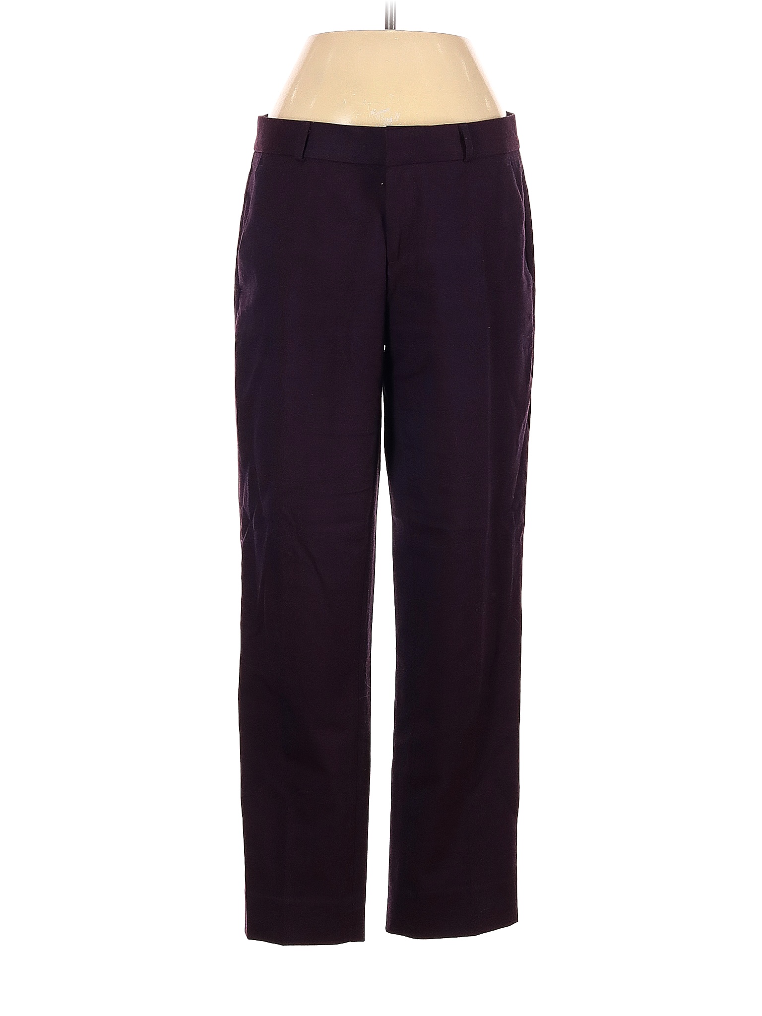 Banana Republic Solid Colored Purple Dress Pants Size 0 90 off thredUP